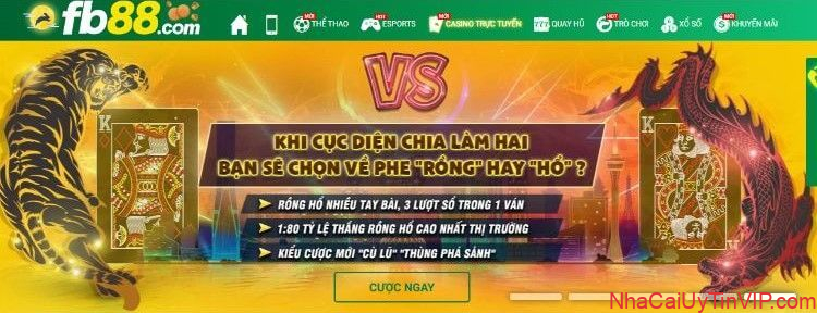 Chơi Game Rồng Hổ tại Fb88 có gì đặc biệt?