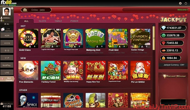 Tham gia Slots game trúng thưởng tiền thật tại FB88 Win