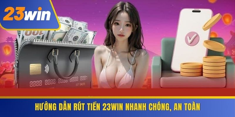 Hướng dẫn rút tiền 23WIN nhanh chóng, an toàn